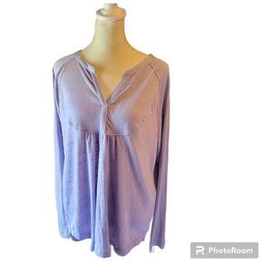 SONOMA Purple Long Sleeve Knit Top Size Medium